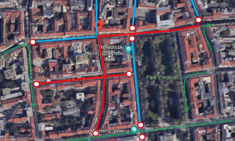 Zagreb za Advent dobiva posebnu regulaciju prometa. Pogledajte kartu