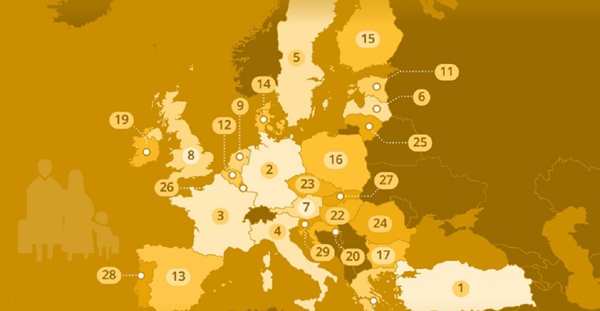 Znate li koliko izbjeglica ima u Hrvatskoj, a koliko u drugim europskim zemljama? Pogledajte kartu