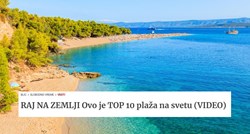 Jedna hrvatska plaža završila na srpskom popisu najljepših na svijetu