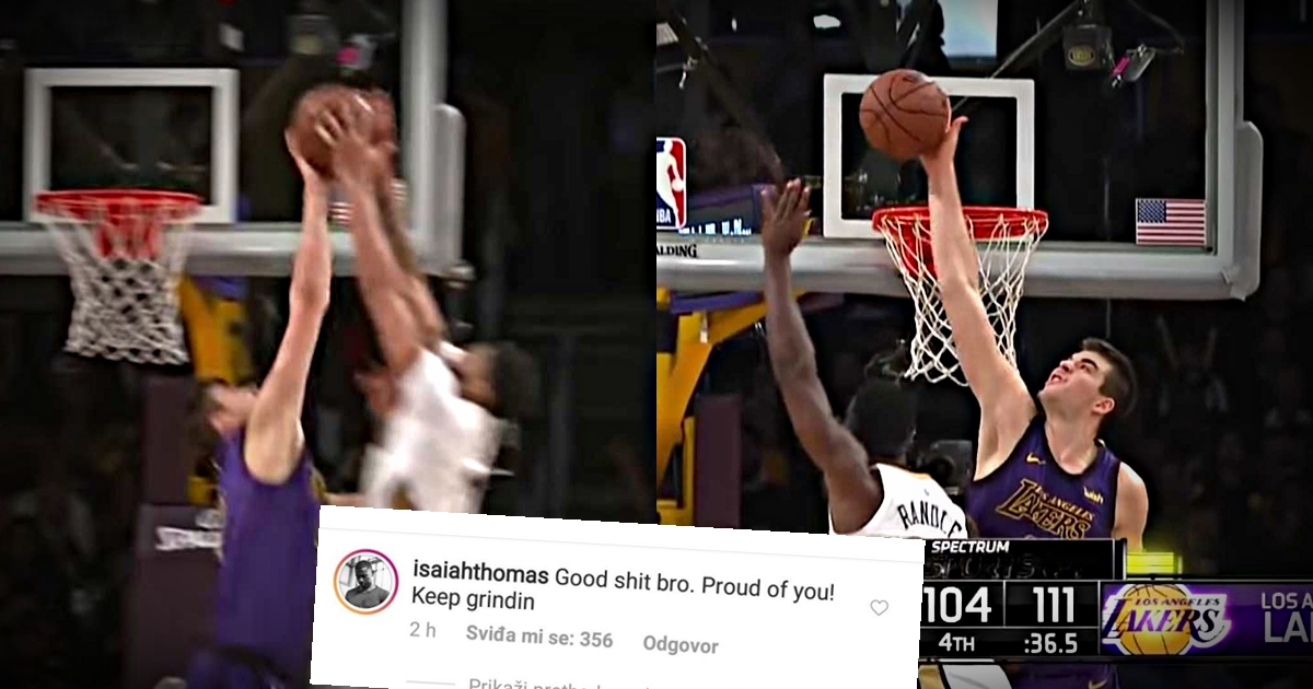 VIDEO Zubac brutalnim blokadama uništio američke zvijezde, suigrači mu se dive