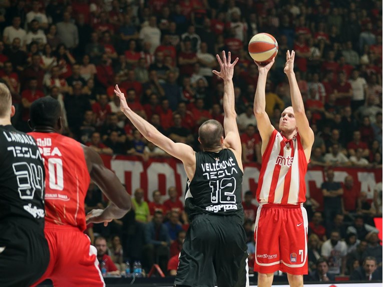 Zvezda u produžetku slomila Partizan i povela u polufinalu ABA lige