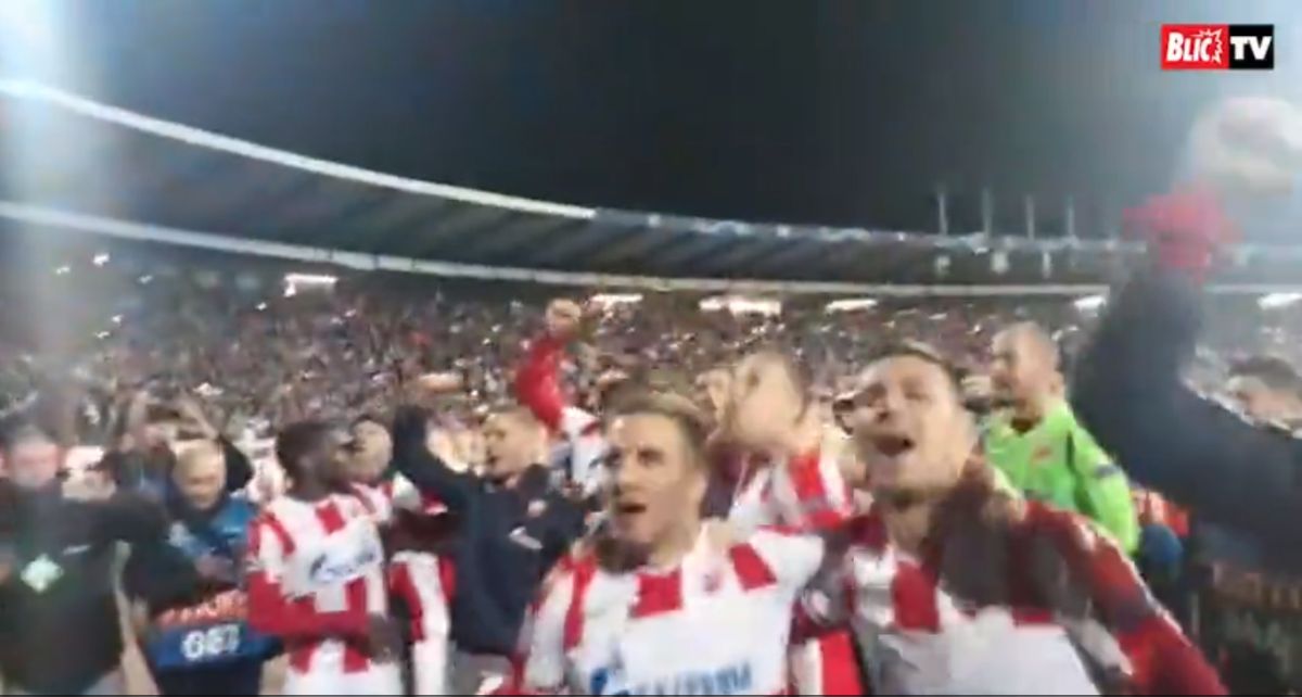 Pogledajte slavlje igrača Crvene zvezde i Delija nakon rušenja Liverpoola