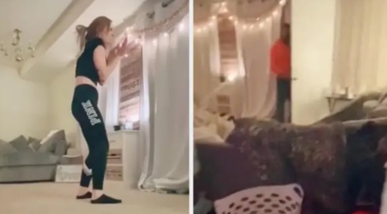 40 milijuna pregleda: Snimila trenutak kad joj je stalker upao u stan dok je plesala