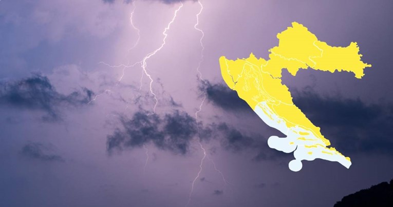 Stiže velika promjena vremena, za sutra upaljen žuti alarm za cijelu zemlju
