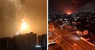 UŽIVO Stižu nove fotografije i snimke napada i rušenja ruskog aviona u Kijevu