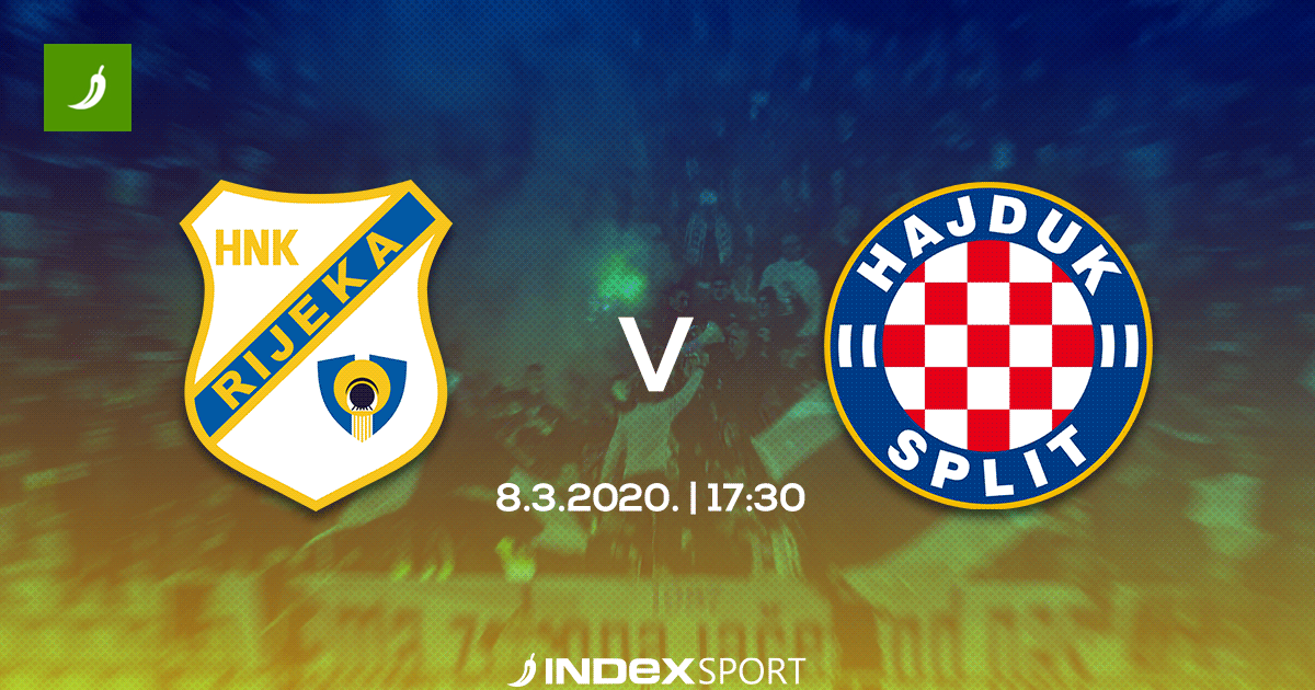 Hnk Rijeka Hnk Hajduk Split Live Score Video Stream And H2h