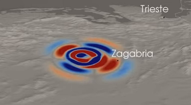 VIDEO Ovako se siloviti potres širio kroz Hrvatsku i Europu