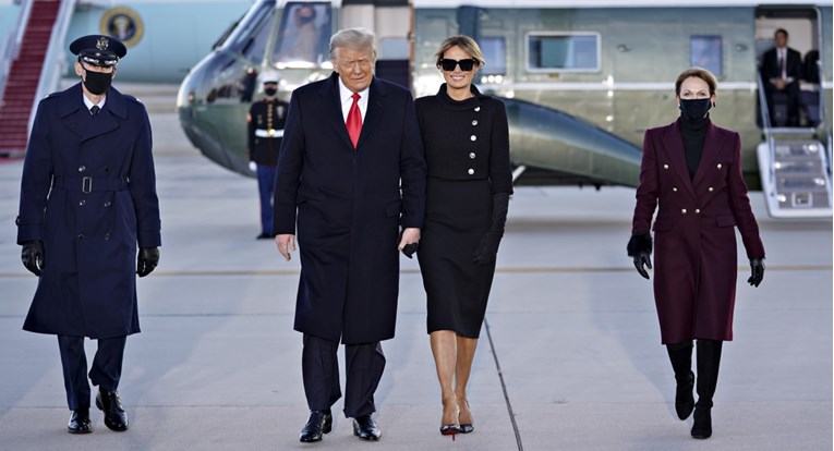 Na Trumpov oproštajni govor nije došao nitko od uglednika
