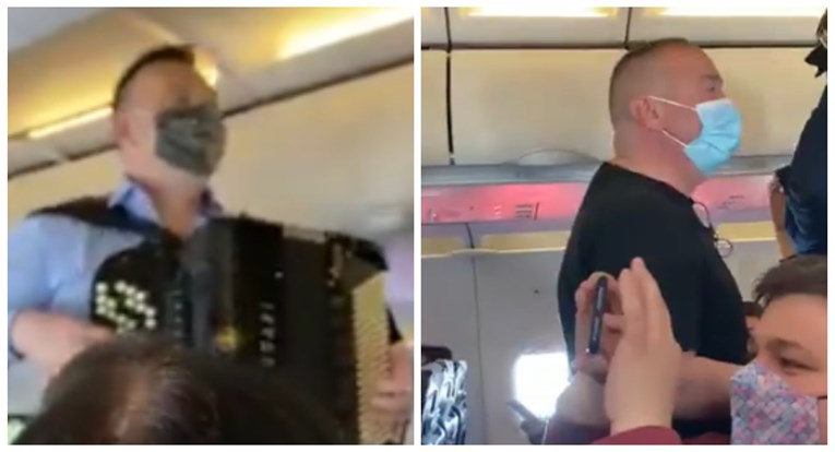 Arkanov prijatelj Palma partijao u avionu uz harmoniku. Stjuardese nisu mogle ništa