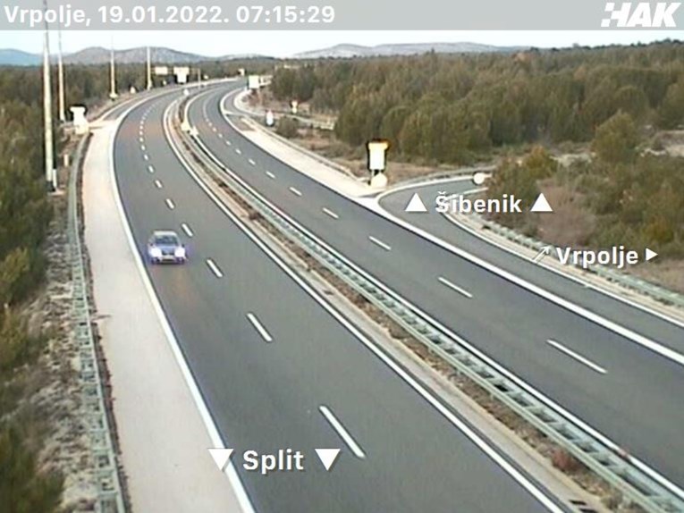 Prometna kod Šibenika, na A1 se vozi uz ograničenje brzine