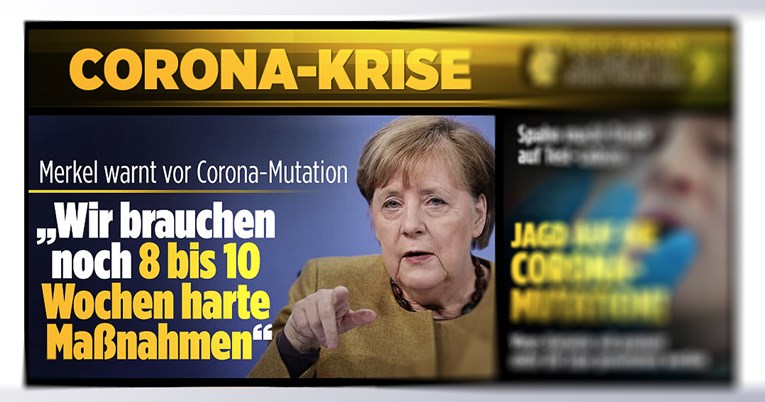 Bild: Lockdown će u Njemačkoj trajati gotovo do Uskrsa?