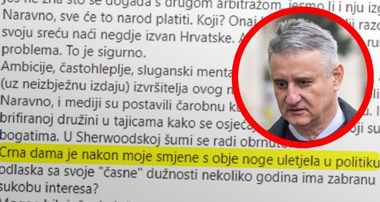 Karamarko: Nakon moje smjene crna dama je ušla u politiku