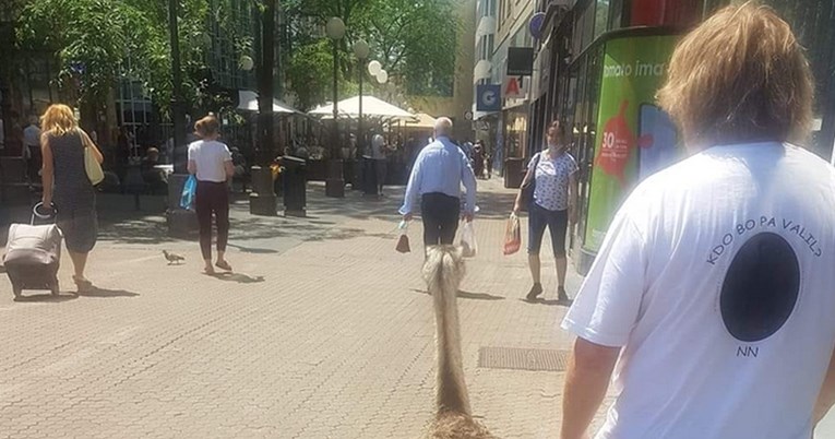 Prizor iz centra Zagreba nasmijao Fejs: "Jedno sasvim obično subotnje prijepodne"