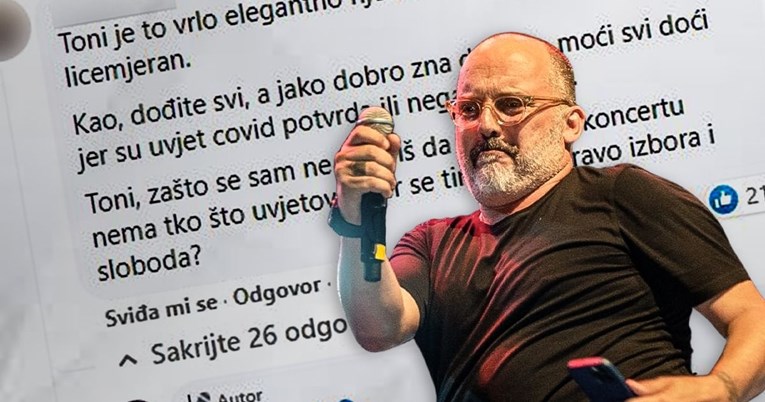 Cetinski raspravlja s fanovima o ulasku na koncerte, neki ga nazvali licemjerom
