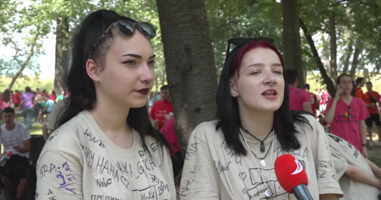 VIDEO Maturanti na norijadi: "Ljudi, bježite iz Hrvatske, nema budućnosti ovdje"