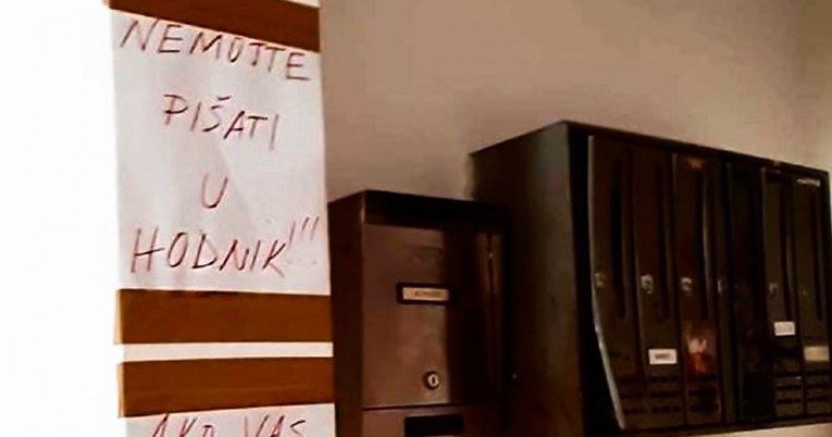 Natpis prijetnje iz zadarske zgrade postao hit na Fejsu: Ako vas ikad nađem...