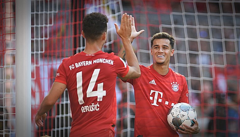 BAYERN - WERDER 6:1 Coutinhova magija. Hrgović uživo gledao Perišića