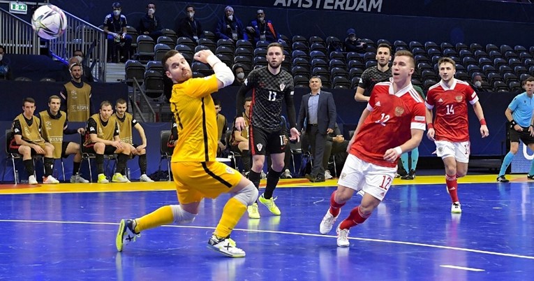 FUTSAL HRVATSKA - RUSIJA 0:4 Težak poraz Hrvatske nakon crvenog u drugoj minuti