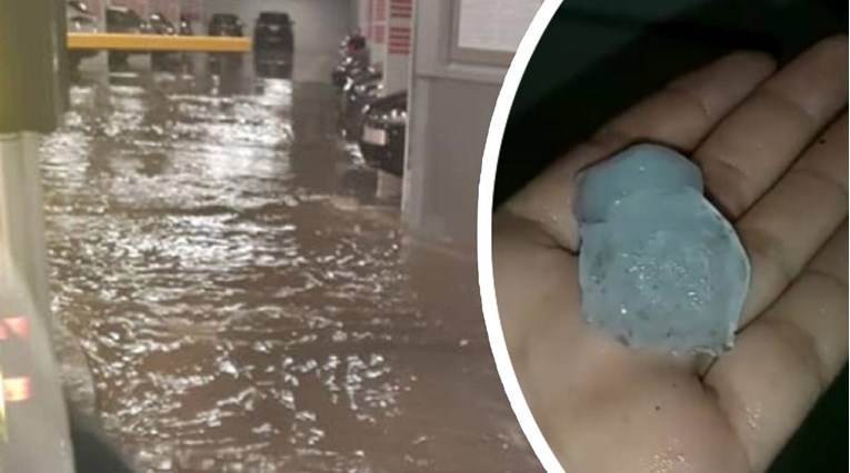 Nevrijeme diljem zemlje: Tuča, poplave, vjetar čupao krovove, munje izazvale požar...