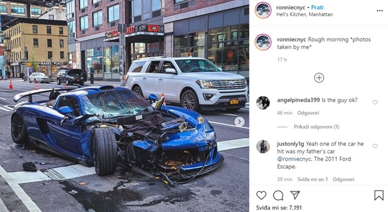 VIDEO Razbio je pola New Yorka u 800.000 dolara vrijednom Porscheu. Oslobođen je