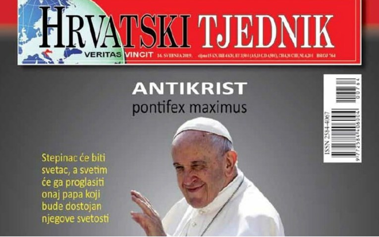 Desničarski Hrvatski tjednik Papu proglasio antikristom