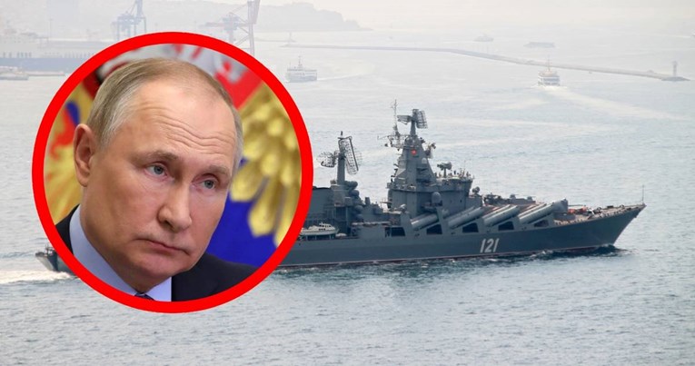 Potonuće zapovjednog broda Moskva je velika sramota za Putina
