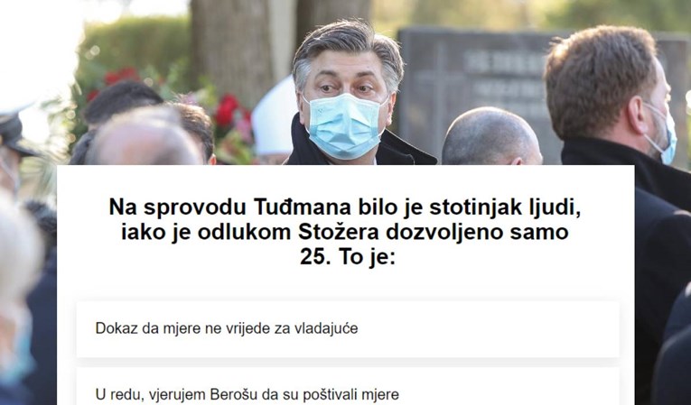 Na sprovodu Tuđmana oko 100 ljudi, smije ih biti 25. Recite vladi što mislite o tome