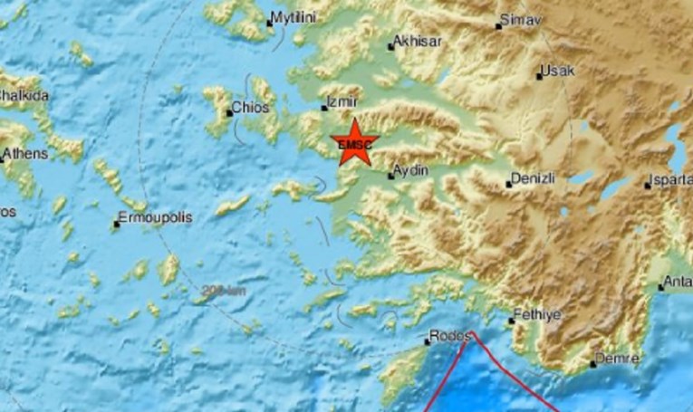 Više potresa na grčkim otocima i zapadnoj obali Turske, od 4.5 do 4.9 po Richteru