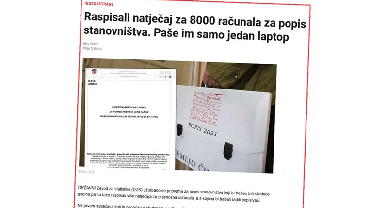 Središnji državni ured za središnju javnu nabavu reagirao na objavljeni članak