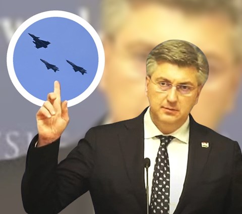 Jedini smisao preleta vojnih aviona nad Zagrebom je Plenkovićevo kur*enje