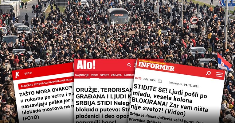 Vučićevi režimski mediji su očajni, pogledajte što su pisali o masovnim prosvjedima