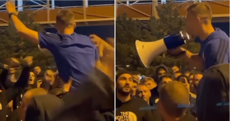 VIDEO Boysi i igrači Dinama stali su na odmorištu na autocesti. Nastala je ludnica