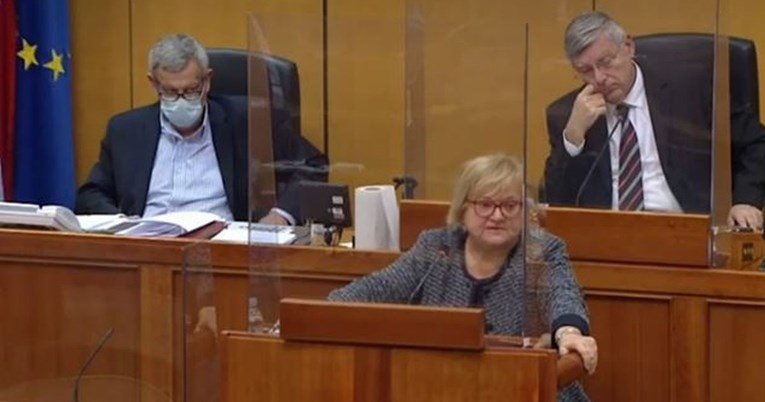 Video sjednice sabora je hit: Vitez Reiner drijemao dok je Mrak-Taritaš držala govor?