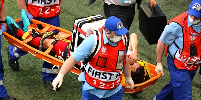 Nova teška ozljeda na Euru. Užasan pad ruskog beka kojeg pamti Hrvatska