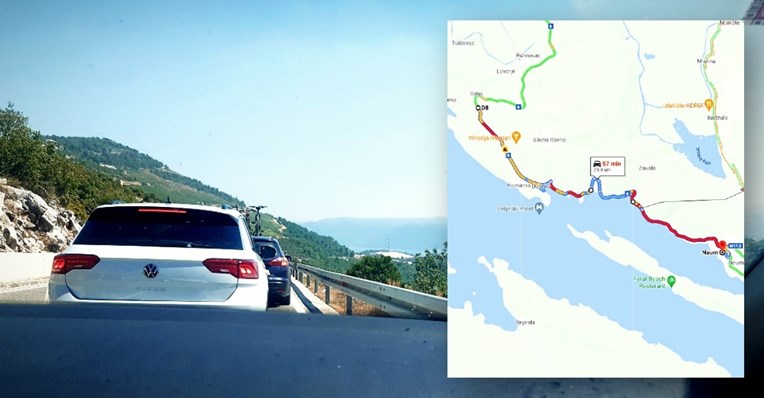 Kilometarske kolone kod Pelješkog mosta: "Ljudi stoje na cesti, izbezumljeni"