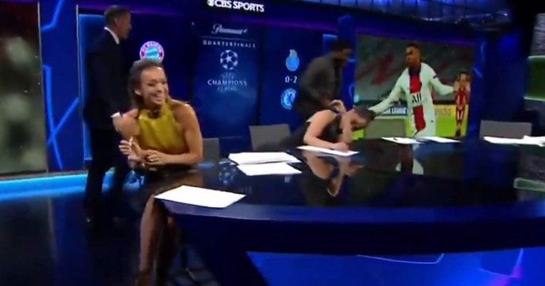 VIDEO Carragher i Richards napravili cirkus u studiju. Voditeljice umirale od smijeha