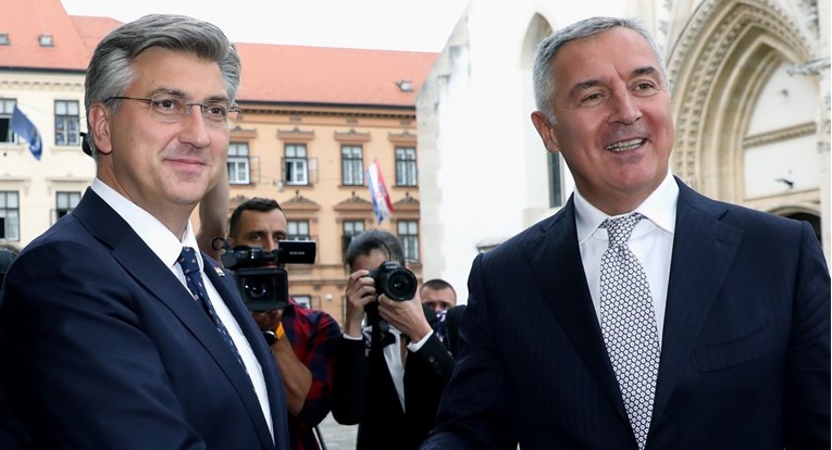 Plenković se sastao s Đukanovićem: "Hrvatska podupire suverenost Crne Gore"