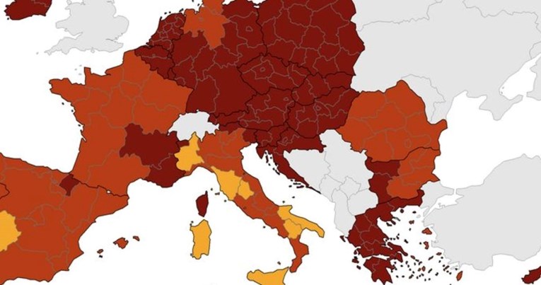 Nova korona-karta EU: Hrvatska tamnocrvena, nijedna zemlja nije zelena