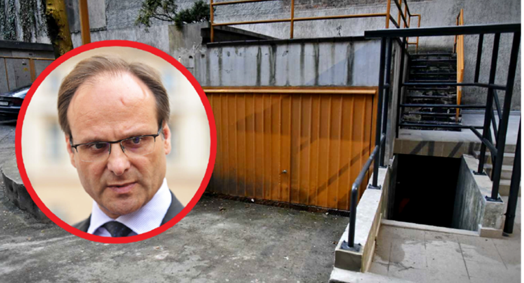 U državnoj garaži u centru Zagreba je privatni automobil Frka-Petešića