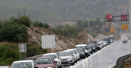 Jak vjetar radi velike probleme u prometu na Jadranskoj magistrali