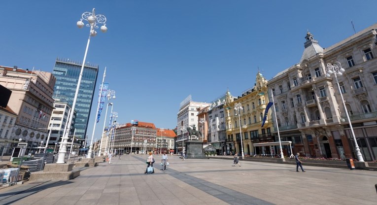 FOTO Trg bana Jelačića zjapi prazan, evo gdje su se Zagrepčani sakrili od vrućine