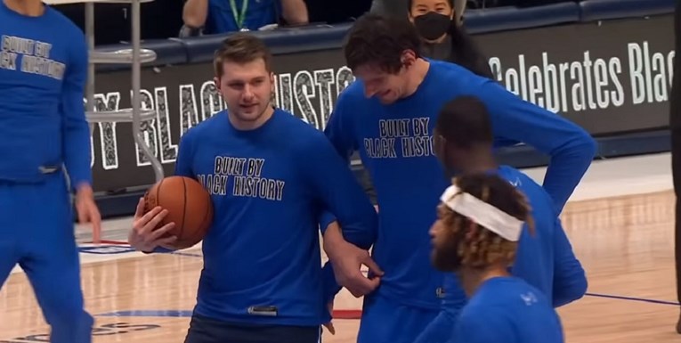 Dončić i Boban na terenu zaplesali srpsko kolo i oduševili Shaqa