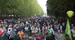 VIDEO Veliki prosvjed za klimu u Bruxellesu, okupilo se više desetaka tisuća ljudi