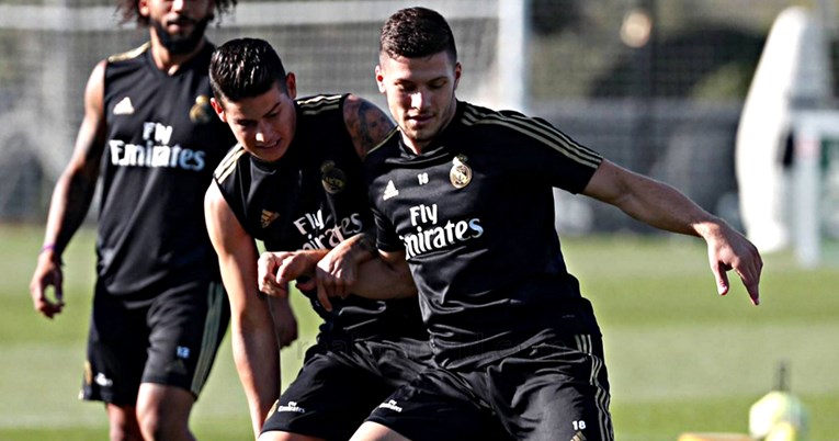 VIDEO Luka Jović se vratio treninzima Reala