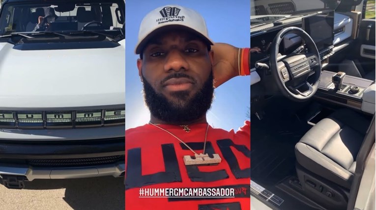 VIDEO LeBron James predstavlja novi električni Hummer