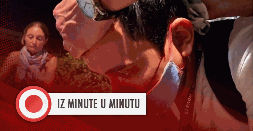 UŽIVO S prosvjeda u Beogradu otjerana grupa nasilnika, novinaru razbili glavu