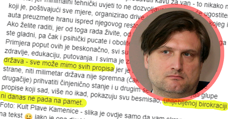 Cvetojević: Država može sve mimo propisa. Za ostale vrijede glupa pravila uhljeba