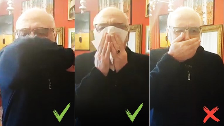 VIDEO Stavite li na lice šaku ili lakat kad kašljete? Pogledajte što je ispravno