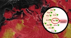 Danas je izmjerena najviša temperatura u Europi ikad