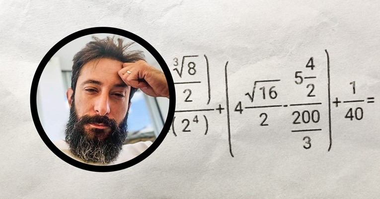 Asim Ugljen podijelio matematički zadatak sina osnovnoškolca. Znate li ga riješiti?